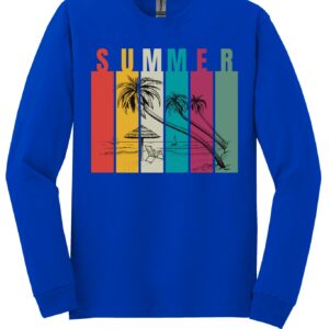 beach cancun summer palm trees long sleeve shirt