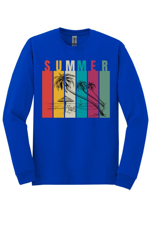 beach cancun summer palm trees long sleeve shirt